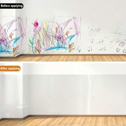 Large Roll Transparent Protective Film, Static Cling Removable, Suitable For Cabinet And Wall Covering | Washable Wallpaper, Ideal Choice For Countertops/Wooden Surfaces, Desks, Seamless Covering Materials, Cabinet Protection, Countertop Covering, Modern Decor, Cleanable Surface, Durable Vinyl, One-Time Application Thin Film, Home Decorators, Office Wall Decor