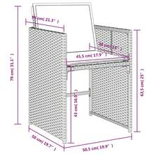 vidaXL Outdoor Table & Chair Sets - Grey - View 9