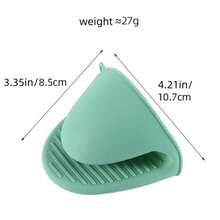 2 chiếc găng tay nhà bếp bằng silicon chịu nhiệt, găng tay lò nướng dày dặn chống trượt, găng tay nấu nướng chịu nhiệt độ cao. - Xem 3