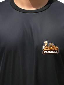 T-Shirt For Bakery Uniform/Confectionery, Polyester - Black - View 6