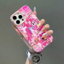 Collage de Pinkie Pie, una alegría rosa desbordante.funda de teléfono Fundas compatibles con ,Apple,VIVO,OPPO,,, y Honor.Fabricadas en silicona TPU,ofrecen protección contra golpes y caídas. - Rosa - Ver 4