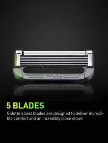 GILLETTE Labs With Exfoliating Bar Shaving Razor For Men, Shaving Kit For Men 1 Handle, 1 Blade Head, Includes Stand - Multicolor - View 7