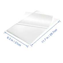 A4 Clear Glossy Vinyl Sticker Paper For Inkjet Printers ,10 Sheets Transparent Decal Paper For DIY Crafts , Labels & Scrapbookin - A4/10 Transparent Sheets - View 3