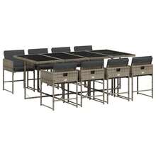 vidaXL Ensembles de table et chaises d'extérieur - Gris - Voir 2