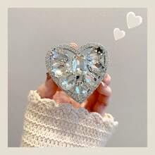 Adjustable Bling Diamond Phone Push-Pull Stand 1pc Elegant Crystal Diamond Phone Ring Holder, 360° Rotatable & Retractable Stand, Compatible With IPhone And Android Phones, Ideal Mother's Day Birthday Gift - Multicolor - View 10