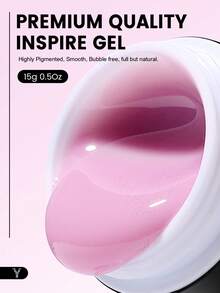 YOKEFELLOW 15g Nail Extension Gel, Nail Building Gel, Jelly Nail Polish, Long-Lasting Strengthening Nail Care, Salon DIY Home Use, Gift - Multicolor - View 5