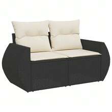 vidaXL Ensembles de table et chaises d'extérieur - Noir - Voir 4