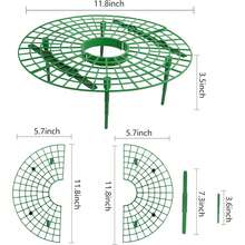 Bộ 5/10 giá đỡ cây dâu tây giúp nâng đỡ quả, giá trồng dâu tây, hệ thống thoát nước dạng lưới mở, giá leo cho cây leo, trụ đỡ cây trồng trong vườn, ngăn ngừa quả bị rũ xuống, giúp quả không bị dính bùn và nấm mốc, thích hợp cho vườn rau, sân vườn và làm vườn tại nhà. - Nhiều màu - Xem 9