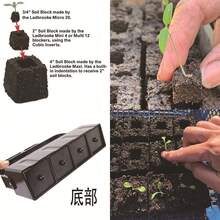 1 cái dụng cụ nén đất thủ công 4 ô - Dụng cụ ép đất 5cm để gieo hạt, dụng cụ bền chắc để cấy cây con trong nhà kính, nông trại và làm vườn tại nhà. - Nhiều màu - Xem 4