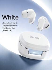 Acer OHR751 Mini Wireless Bluetooth Earbuds, HD Call Noise Cancelling, Large Driver Unit, High-Quality Panoramic Sound, Touch Control, Suitable For Sports And Travel, Compatible With IOS/Android Phones - View 14