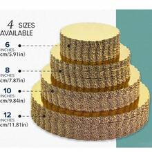 1/2/3/4 Stück weiße runde Kuchenböden, 1/2 Zoll dicke robuste Kuchenplattformen, ideal für selbstgemachte Kuchen und Gebäck, Küchenhelfer für Zuhause, Feiertage, Hochzeiten, Vatertag, Weihnachten - Weiss - Übersicht 12