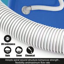 适用于游泳池、充气式热水浴缸的替换软管，适用于带泳池水泵的 INTEX 300/330/530/1000 加仑泳池 - A - 查看 4