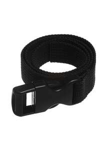 Dây buộc hành lý bằng nylon bền chắc màu đen, có khóa cài, thích hợp cho du lịch, cắm trại ngoài trời. - Nhiều màu - Xem 12