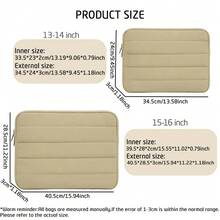 Puffy Laptop Sleeve 13-14 15-16 Inch For Women And Men Pro 14/16 In Case, Cute Computer Bag 15.6 Inch HP Carrying Case - Apple, HP Laptop Case - View 2