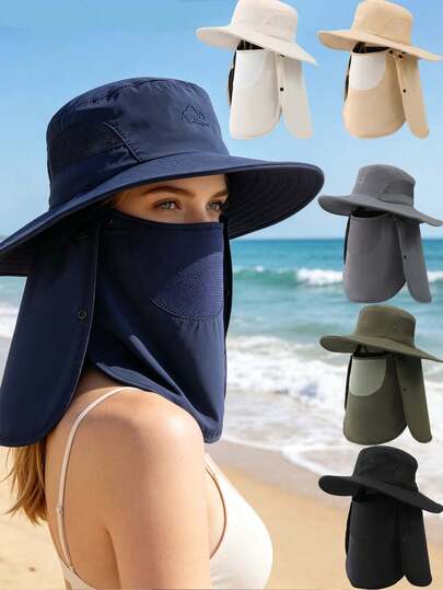 Popular Bucket Hat, Unisex Summer Sun Protection Wide Brim Sunhat