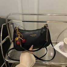 2026 Summer New  Crossbody And Shoulder Bag For Women, Unique And Fashionable Design, Lightweight And Comfortable For Daily Use, Casual And Stylish With Adjustable Strap, Perfect For Casual Outfits, Shopping, And Outdoor Activities, Versatile For Both Crossbody And Shoulder Carry, Ideal Accessory For The Summer Season, Fashionable And Individualistic, Perfect Gift For Fashion Lovers, High-Quality, Lightweight And Durable Materials For Everyday Comfort - màu đen - Xem 2