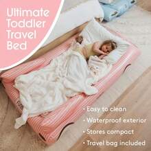FUNBOY Cama Hinchable Individual Rosa Perfecta para Fiestas de Pijamas y Viajes Incluye Bolsa de Almacenamiento Se Infla y Desinfla en <2 Minutos - Convertible rosado - Ver 5