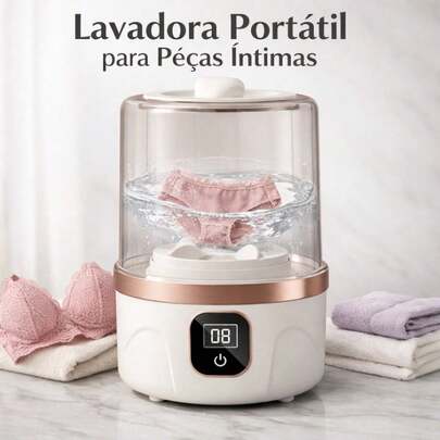 Máquina de Lavar Portátil 1000ml USB Mini Lavadora para Roupas Íntimas Meias Delicadas