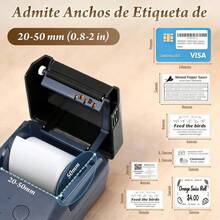 Portable 58mm Bluetooth Thermal Label Printer, Wireless Bluetooth 58mm Thermal POS Printer For Android And IOS. - A - View 2