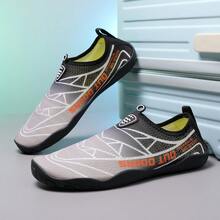 1 Pair Fashion Ombre Water Shoes, Men's Wading Shoes For Water Sports, Lightweight Breathable Non-Slip, Suitable For Water Activities, Beach, Fishing, Walking - Black - View 22