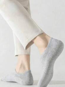 1/5/10/15 Pairs Unisex Invisible Socks, Casual Thin Boat Socks Suitable For Summer Wear, Slightly Small Size - Multicolor - View 1