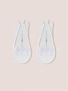 1/2/4 Pairs Invisible Non-Slip Liners Leg Warmers For High Heels, Thin Half-Toe Footsie Leg Warmers, Suitable For Spring & Summer - Multicolor - View 11