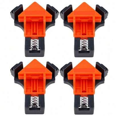 4x Corner Clamp 90 Degree Right Angle Clamps For Crafting Project Wood Tool Kit