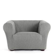 Kiva Universal And Versatile 1-Seater Sofa Cover, Various Colors Available – Easy-To-Fit Protective Sofa Cover For Backrest, Seat And Arms - 淺灰色尤利西斯 - 查看 3
