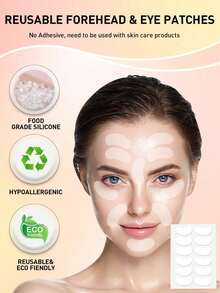 Cinta facial de silicona invisible sin olor para levantar y reafirmar, portátil, contorno instantáneo en forma de V, adecuada para maquillaje de cosplay y belleza diaria - Multicolor - Ver 4