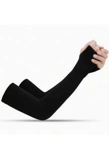 Bộ 1/4/5 đôi ống tay chống nắng, ống tay nén dành cho nam và nữ, thích hợp cho chơi golf, bóng rổ, đạp xe, câu cá, lái xe, chạy bộ, chèo thuyền, làm vườn, du lịch, lễ hội. - Màu đặc - Xem 4