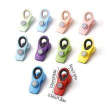 10pcs Colorful Magnetic Sealing Clips, Refrigerator Clips Food Sealing Clips, 7.2*3.3cm Snack Bag Sealer, Kitchen Storage Organizer, Magnetic Bag Clips, Multipurpose Clips For Dorm & Office, Airtight Seal, Versatile Clips For Fridge, Cabinet & More - random color-10pcs - View 13