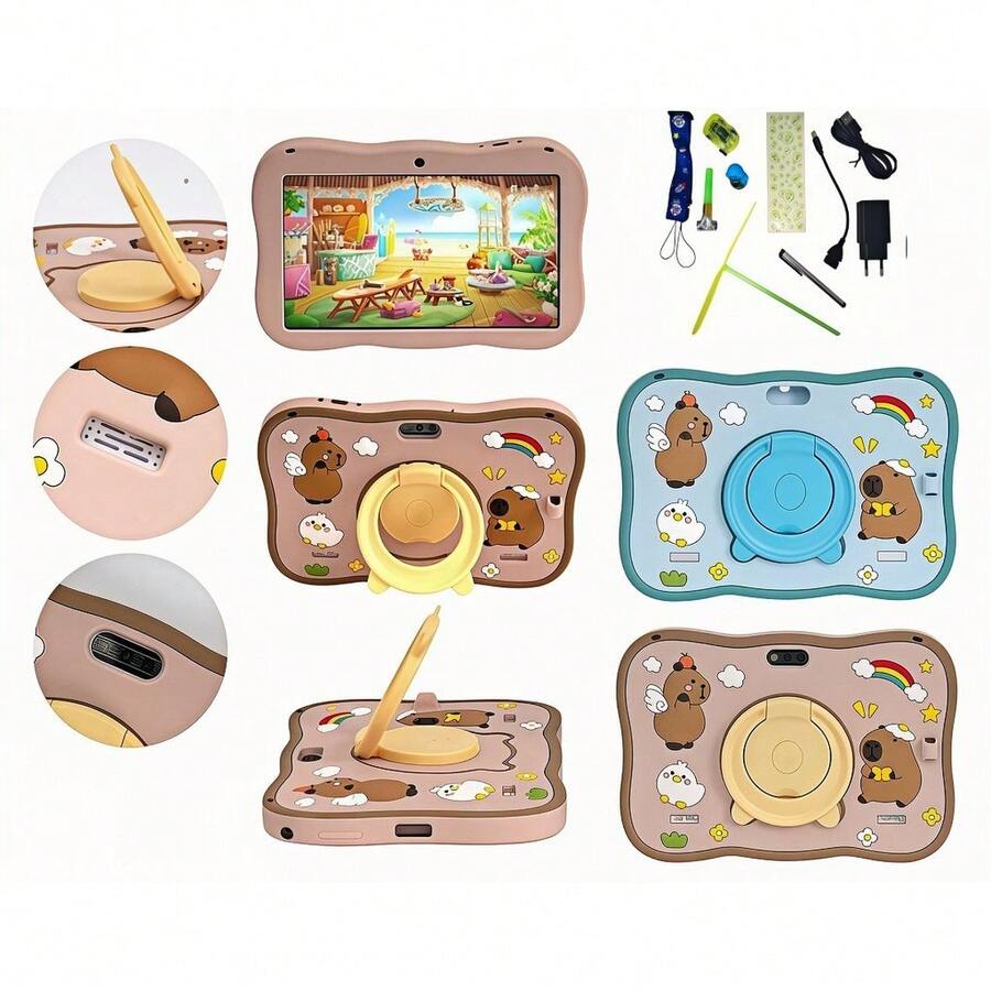 Kids Tablet 7'' WiFi 128GB Or 256GB Android 8GB RAM Dual Camera Educational - Primicias Qiu - 256GB X70 Boy - 查看 1
