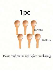 10pcs Wooden Long Handle Spoons, Suitable For Serving Soup, Coffee, Honey, Jam And Other Condiments, Ideal For Home Coffee And Creative Cuisine, Lightweight And Portable, Perfect Christmas Gift - Mini Spoon - View 9