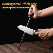 Dụng cụ mài dao ELephas Plus Pro bằng thép hợp kim cacbon cao cấp - Thanh mài dao nhẹ dành cho đầu bếp/dao ngoài trời, dụng cụ mài dao. - Thanh mài dao - Xem 8