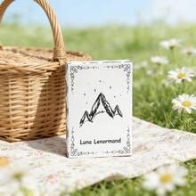 1盒雷诺曼月神雷诺曼素描系列雷诺简明雷诺曼塔罗牌、神谕卡、祈祷卡、巫术用品、占卜工具、入门级卡牌游戏、高品质、入门套装、新品上市 - 彩色 - 查看 1