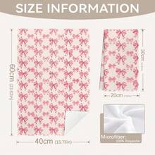 MEMNUN Conjunto de 4 panos de prato com estampa de laço rosa, 40 x 60 cm (15,75 x 23,62 pol.), em microfibra de poliéster super macia. Ideais para lavar louça, mãos e outros utensílios. Perfeitos para decoração de casa e cozinha, ideais para cozinhar, assar e limpar. Laváveis à máquina. Perfeitos para sala de jantar, cozinha, decoração e presentes. Ideais para todas as estações. - Multicolorido - Ver 4