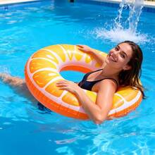1 Pc Creative Watermelon Design Hot Summer Adult Kids PVC Watermelon Tube Inflatable Pool Swimming Ring - Multicolor - View 10