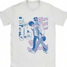 1 Piece Of Women's Summer Clothing, Ivan Till Alien Stage T-Shirts, Men's Vintage Pure Cotton T-Shirts, Crew Neck T-Shirts, Short Sleeve Clothing, Gift Ideas. Ro - 黑色 - 查看 11