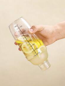1pc/3pcs Plastic Cocktail Shaker And Stainless Steel Stirrer, Cocktail Shaker, Graduated Hand-Shaken Bubble Tea Shaker, Transparent Bar Tools, Stainless Steel Cocktail Stirrer, Bartender Accessories, Lemon Crusher, Suitable For Home Kitchen Bar Tools, Bartender Utensils Ice Crusher, Multi-Functional Corrosion-Resistant Rust-Proof Ice Crusher - View 7