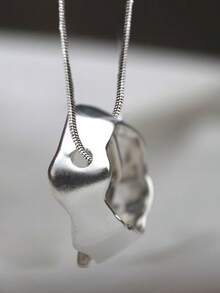 1 pieza Collar romántico con colgante, adecuado para mujeres, ideal como regalo del Día de la Madre o accesorio para fiesta de aniversario - 1# - Ver 4