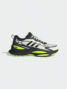 Adidas Giày thể thao chạy bộ nam thời trang tối giản IH8252 - Trắng sáng/Đen số 1/Vàng chanh sáng - Xem 1