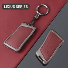 3-Button Key Fob Case & Lanyard Keychain Protector Compatible With Lexus ES, GX, LX, UX, RC, NX, LS, CT200H, 200-350, 260h, 300H Models - Ring Buckle - View 1