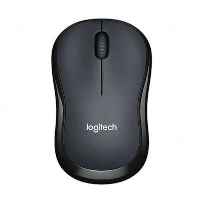 Logitech 罗技 M220 静音无线鼠标，2.4 GHz 频段，带 USB 接收器，1000 DPI 光学追踪，电池续航 18 个月，左右手通用，兼容 PC、Mac 和笔记本电脑