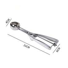 1 cái/3 cái Muỗng múc kem bằng thép không gỉ, Muỗng múc kem, Dụng cụ nhà bếp, Muỗng múc trái cây, Muỗng tráng miệng - Nhiều màu - Xem 14