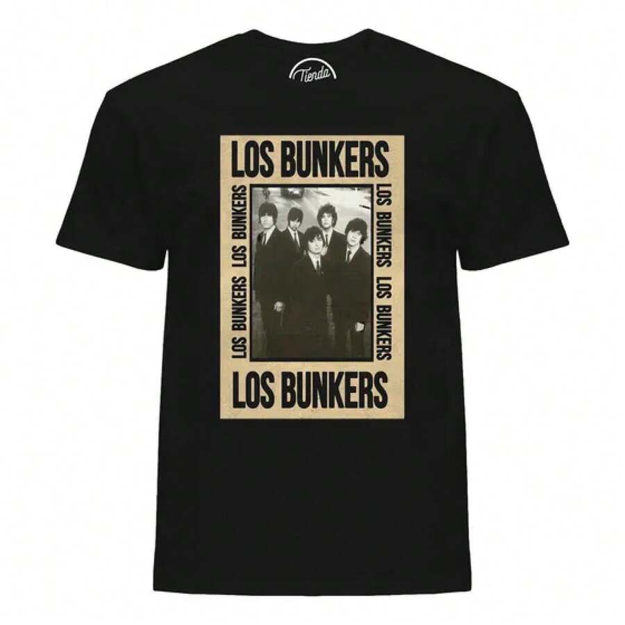 Popular T-Shirt Los Bunkers 6 - Black - View 1