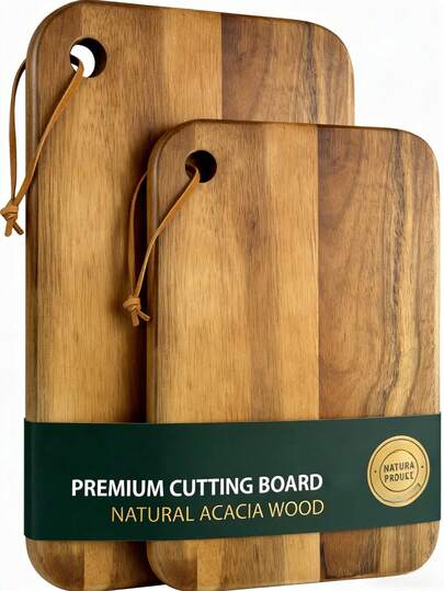 1pc Rosewood Cutting Board With Handle, Rustic Style Cheese & Charcuterie Serving Board, Washable Fruit & Meat Chopping Board 1pc Premium Stainless Steel Cutting Board - Durable Anti-Mold Butcher Block Rolling Surface - Essential Kitchen Tool For Home Chefs And Cooking Enthusiasts, Stainless Steel Chopping Board For Meat, Cheese, Bread, Vegetables And Fruits, Cutting Board For Home, Dorm, Kitchen Gadget, Gift