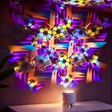 1pc Football Projection Lamp, Dynamic Football Atmosphere Night Light, 360 Degree Rotation, USB Charging, Bedside Lamp, Football Fan Birthday Gift, Bedroom Decor Cool Gift For Football Lovers, 08/12/2024 - Football Projection Light, Plug-in Model - View 7