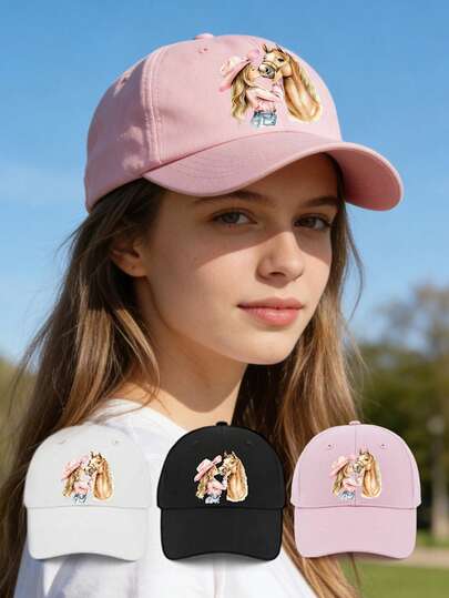 1 chiếc "Cowgirl Chic": Mũ cao bồi miền Tây màu hồng - Món quà dễ thương dành cho những người đam mê cưỡi ngựa | Mũ lưỡi trai thoáng khí có thể điều chỉnh, phù hợp cho các hoạt động ngoài trời và trang phục, gợi ý quà tặng lý tưởng, phù hợp cho cả bé trai và bé gái, kích thước tiêu chuẩn