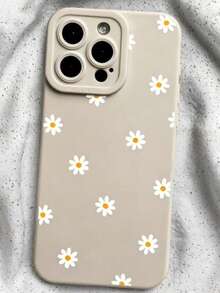 雏菊图案手机壳，防水、防震、防摔、防刮，适用于苹果11/12/13/14/15/16/17 - 彩色 - 查看 3