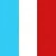 Blue, White and Red